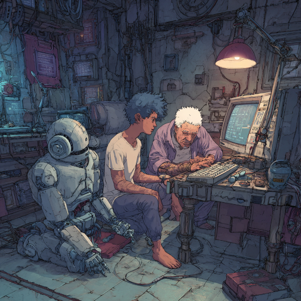 Développeur utilisant l'IA